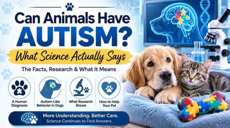 Image showing that can animals have autism?