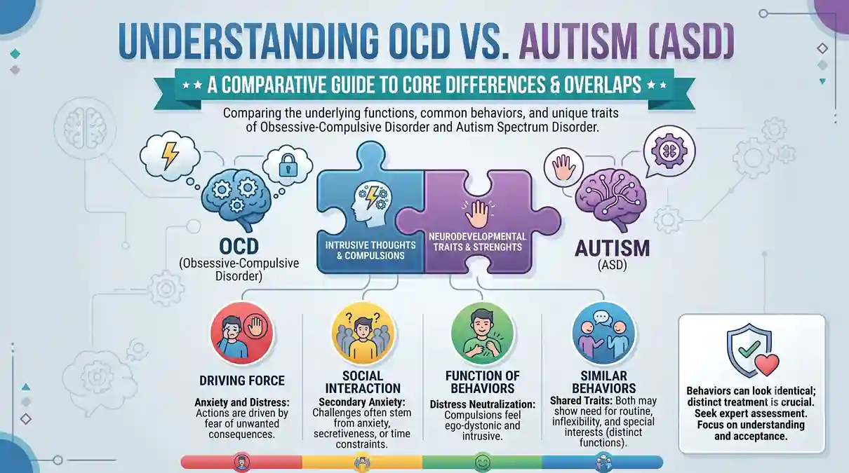 ocd vs autism​