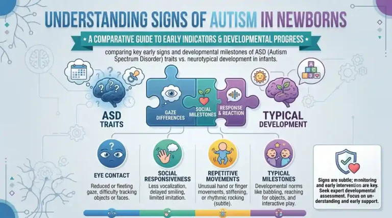 signs of autism in newborns​